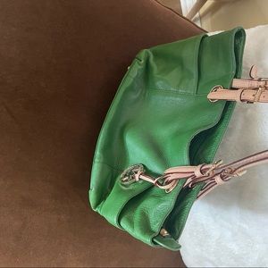 Green medium Michael Kors bag , great shape rarely used